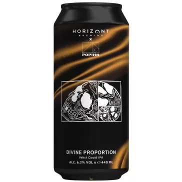   Horizont /w Popihn - Divine Proportion - West Coast IPA   (0,44L) (6,3 %)