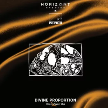   Horizont /w Popihn - Divine Proportion - West Coast IPA   (0,44L) (6,3 %)