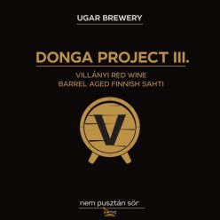   Ugar Donga Project III - Villányi Red Wine Barrel Aged Finnish Sahti  (0,33L)  (13 %)