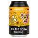 MONYO CRAFT SODA - MARACUJA     - szénsavas üdítőital  (0,33L) (0%)