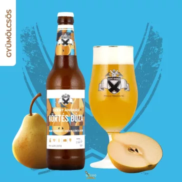   Szent András Körtés Búza (witbier / szűretlen belga búza körtével) (0,5L) (4,4%)