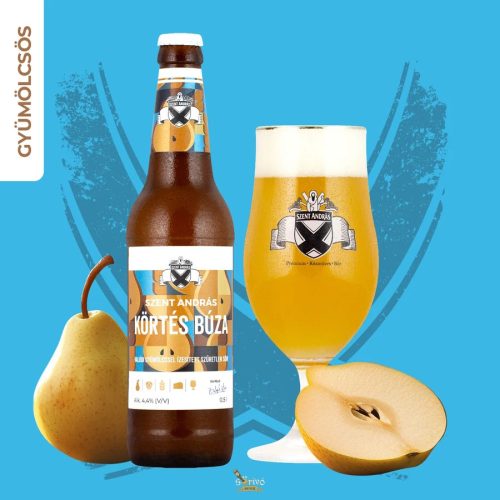 Szent András Körtés Búza (witbier / szűretlen belga búza körtével) (0,5L) (4,4%)