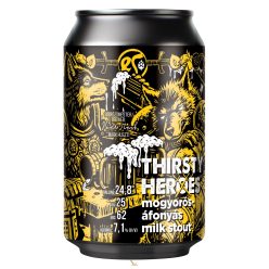 Etyeki  Thirsty Heroes milk stout   ( 0,33L) (7,1 %)