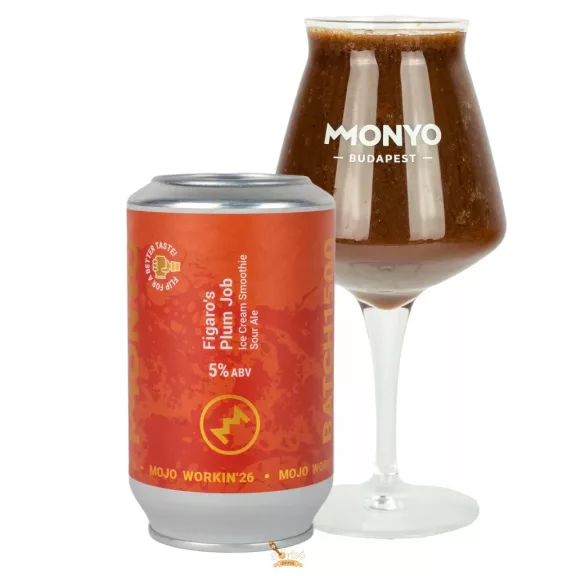 Monyo MOJO WORKIN'26 - Figaro's Plum Job - Ice Cream Smoothie Sour Ale (0,33L) (5,5 %) Monyo MOJO WORKIN'26 - Figaro's Plum Job - Ice Cream Smoothie Sour Ale (0,33L) (5,5 %)