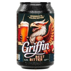 Vaskakas Sörfőzde Griffin Best Bitter   (0,33L) (4,5 %)