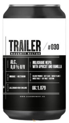 Ugar Trailer 30 -  Naughty Nectar   NEIPA  (0,33L) ( 8,8%)