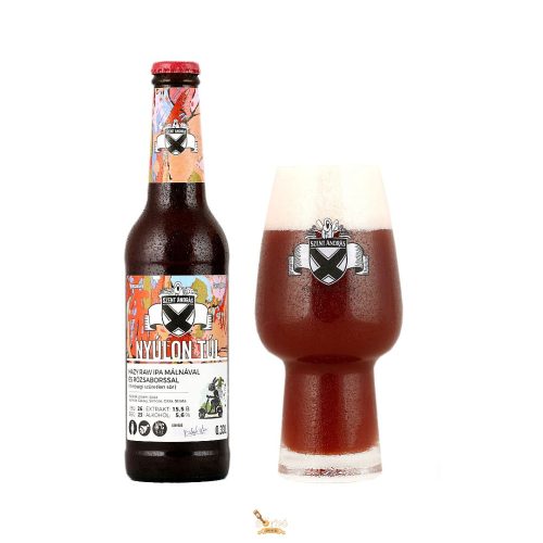 Szent András Nyúlon Túl 24' (Hazy raw IPA málnával és rózsaborssal)  (0,33L) (5,6%)