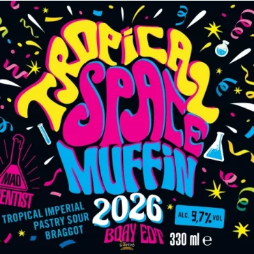   M10 SCIENTIST Pastry Sour-  Mad Scientist Tropical Space Muffin 2026 BDAY EDT  (0,33L) (9,7%)