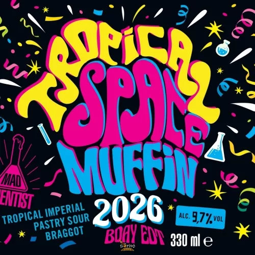 M10 SCIENTIST Pastry Sour-  Mad Scientist Tropical Space Muffin 2026 BDAY EDT  (0,33L) (9,7%)