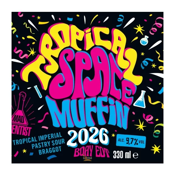 M10 SCIENTIST Pastry Sour-  Mad Scientist Tropical Space Muffin 2026 BDAY EDT  (0,33L) (9,7%)