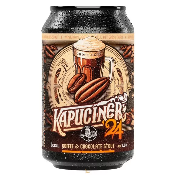 Vaskakas Sörfőzde Kapucíner 24 Coffee & Chocolate Stout (0,33L) (7,6 %) Vaskakas Sörfőzde Kapucíner 24 Coffee & Chocolate Stout (0,33L) (7,6 %)