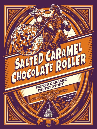 Mad Scientist  Salted Caramel Chocolate Roller Stout (0,44L) (8 %)