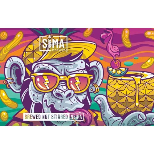 Sima Brewed not stirred - NEIPA  (0,33L) (6 %) - New England IPA, Sima Brewing