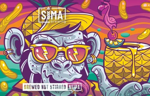 Sima Brewed not stirred - NEIPA  (0,33L) (6 %) - New England IPA, Sima Brewing