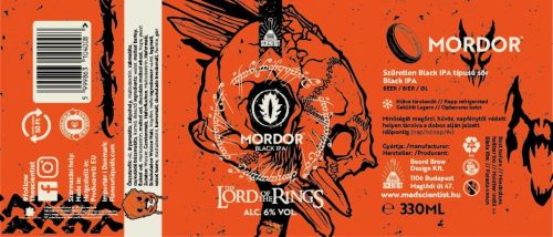 Mad Scientist Mordor Black  Ipa (0,33L) (6 %)