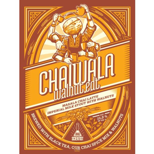 Mad Scientist Chaiwala  walnut edtion  (0,33L) (11,3 %)