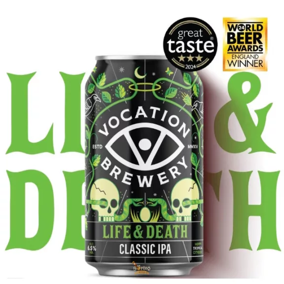 Vocation Brewery Life & Death IPA  (0,33) (6.6 %)