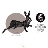 Fehér Nyúl Fiji Rum Barrel Aged  Imperial Stout  /hordóérlelt/  (0,33L) (12,5%)