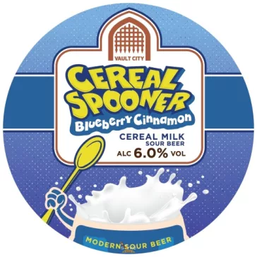   Vault City Brewing Cereal Spooner Blueberry Cinnamon Cereal Milk (0,44) (6%)