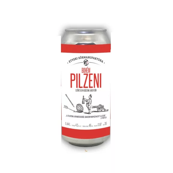 Etyeki Bohém Pilzeni (0,44L) (4,5%) Etyeki Bohém Pilzeni (0,44L) (4,5%)