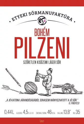 Etyeki Bohém Pilzeni  (0,44L) (4,5%)