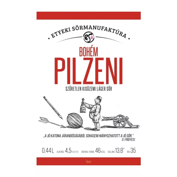 Etyeki Bohém Pilzeni (0,44L) (4,5%) Etyeki Bohém Pilzeni (0,44L) (4,5%)