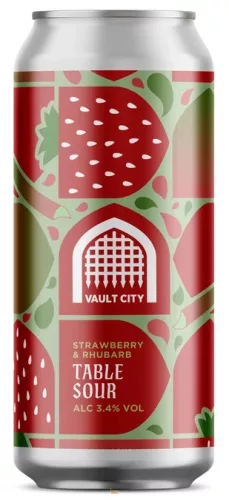 Vault City  Brewing - Strawberry & Rhubarb Table Sour   (0,44) (3,6 %)