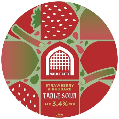 Vault City  Brewing - Strawberry & Rhubarb Table Sour   (0,44) (3,6 %)