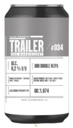 Ugar Trailer 34 -  THE MAGNIFICENT  NEIPA  (0,33L) (8,2 %)