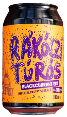 Mad Scientist Rákóczi Túrós Blackcurrant EDTION (0,33L) (10%)