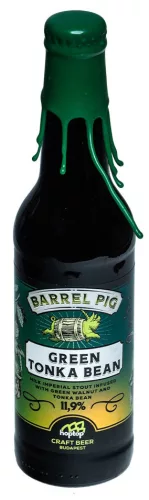 Hoptop -  Barrel Pig Series -  Green Tonka Bean - Imperial Milk Stout   /hordóérlelt/ (0,33L) (11,9 %)