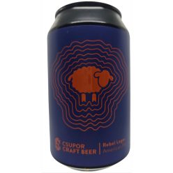 CSUPOR CRAFT BEER  - Rebel Lager   (0,33L) (5,5 %)