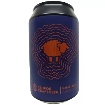 CSUPOR CRAFT BEER  - Rebel Lager   (0,33L) (5,5 %)