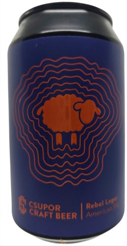 CSUPOR CRAFT BEER  - Rebel Lager   (0,33L) (5,5 %)