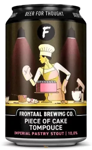 Frontaal Brewing Piece of Cake: Tompouce Imperial  Stout  (0,33) (10 %)
