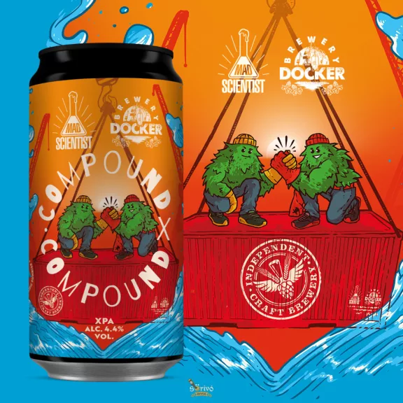 Mad Scientist - Compound X (0,44 L) (4,4 %) Mad Scientist - Compound X (0,44 L) (4,4 %)