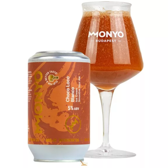 Monyo MOJO WORKIN'26: Choco Loco Blanco - Ice Cream Smoothie Sour Ale (0,33L) (5%)