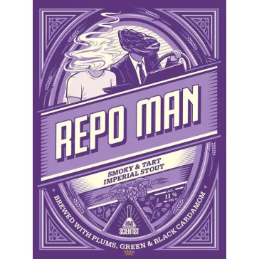 Mad Scientist Repo-Man Imperial Stout kardamommal  aszalt szilvával