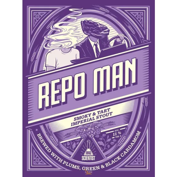 Mad Scientist Repo-Man Imperial Stout kardamommal aszalt szilvával Mad Scientist Repo-Man Imperial Stout kardamommal aszalt szilvával