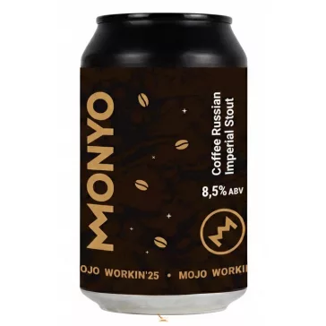   Monyo MOJO WORKIN'25: Coffee Russian Imperial Stout  (0,33L) (8,5 %)