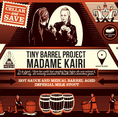 Mad Scientist Tiny Barrel Project Madame Kairi  (0,33L) (12,4%)
