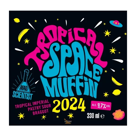 Mad Scientist TROPICAL SPACE MUFFIN 2024 (0,33L) (9,7%) Mad Scientist TROPICAL SPACE MUFFIN 2024 (0,33L) (9,7%)