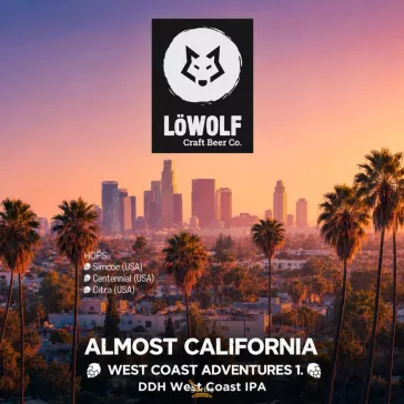 LöWOLF - Almost California   (0,44L) (6.5 %)