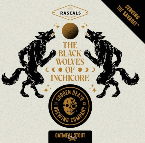 Sudden Death x Rascal - The Black Wolves Of Inchicore - Stout  (0,44) (6,8 %)