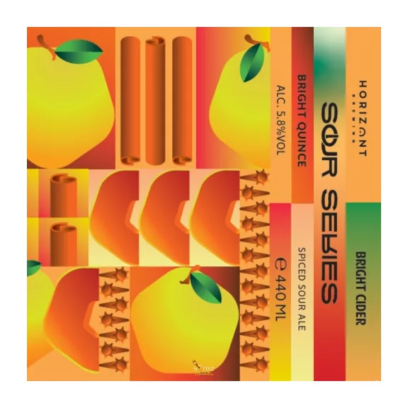 Horizont Sour Series - Bright Quince / Birsalmás Spiced Sour Ale (0,44L) (5,8%) Horizont Sour Series - Bright Quince / Birsalmás Spiced Sour Ale (0,44L) (5,8%)