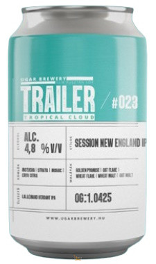 Ugar Trailer 23 -  Tropical Cloud  Session NEIPA  (0,33L) (4,8 %)
