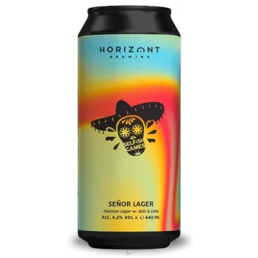   Horizont Selfish Games / Senor Lager - Mexikói Lager   (0,44L) (4,2 %)