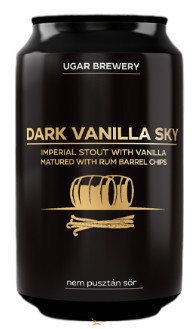 Ugar DARK VANILLA SKY Imperial stout vanilával és rum barrel chipsel