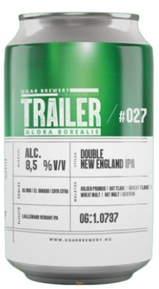 Ugar Trailer 27- Alora Borealis Dupla New England IPA (0,33L) (8 %)