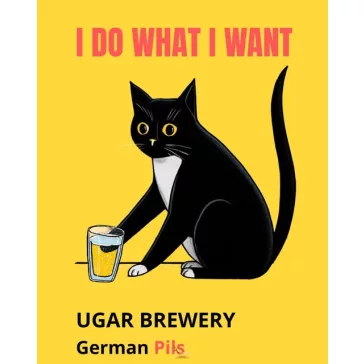   Ugar SPECTRUM SERIES  –  I Do What I Want - German Pilsner   (0,5L) (5,2 %)